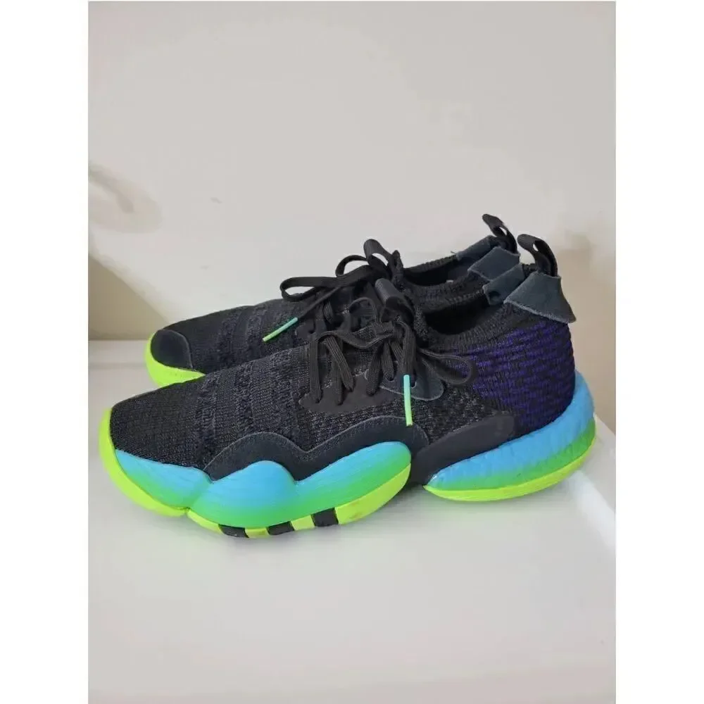 Adidas Trae Young 2 Trae-TL Solar Green Basketball Shoes 10